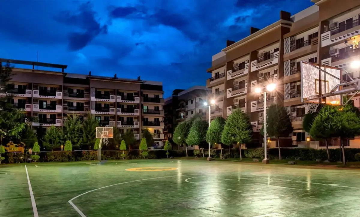 Multi-purpose basketball court at Cedar Crest, DMCI Homes condo amenity in Acacia Estates, Taguig City, actual photo